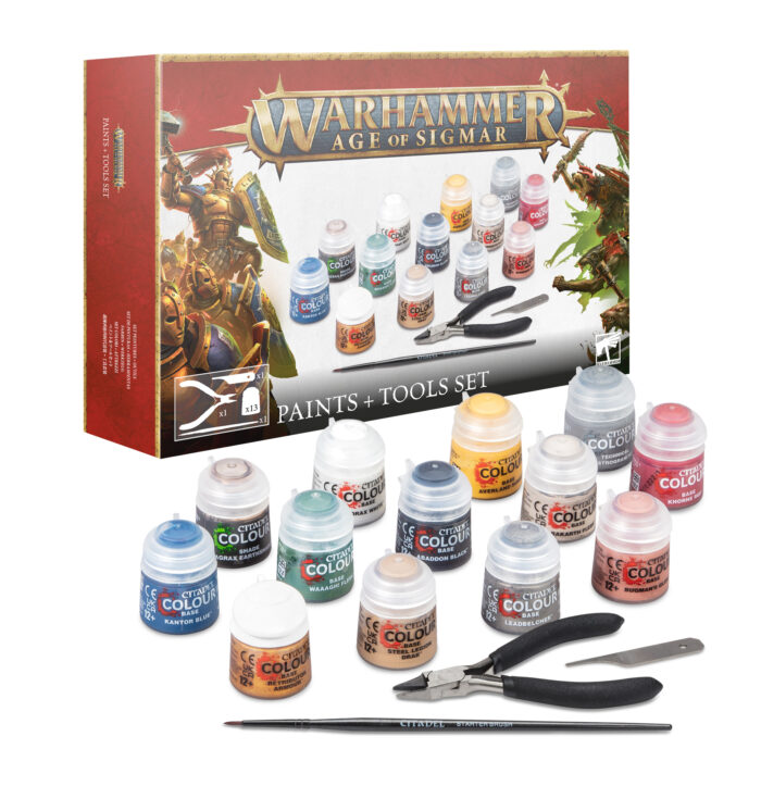 Warhammer Age of Sigmar: Pinturas + set de herramientas