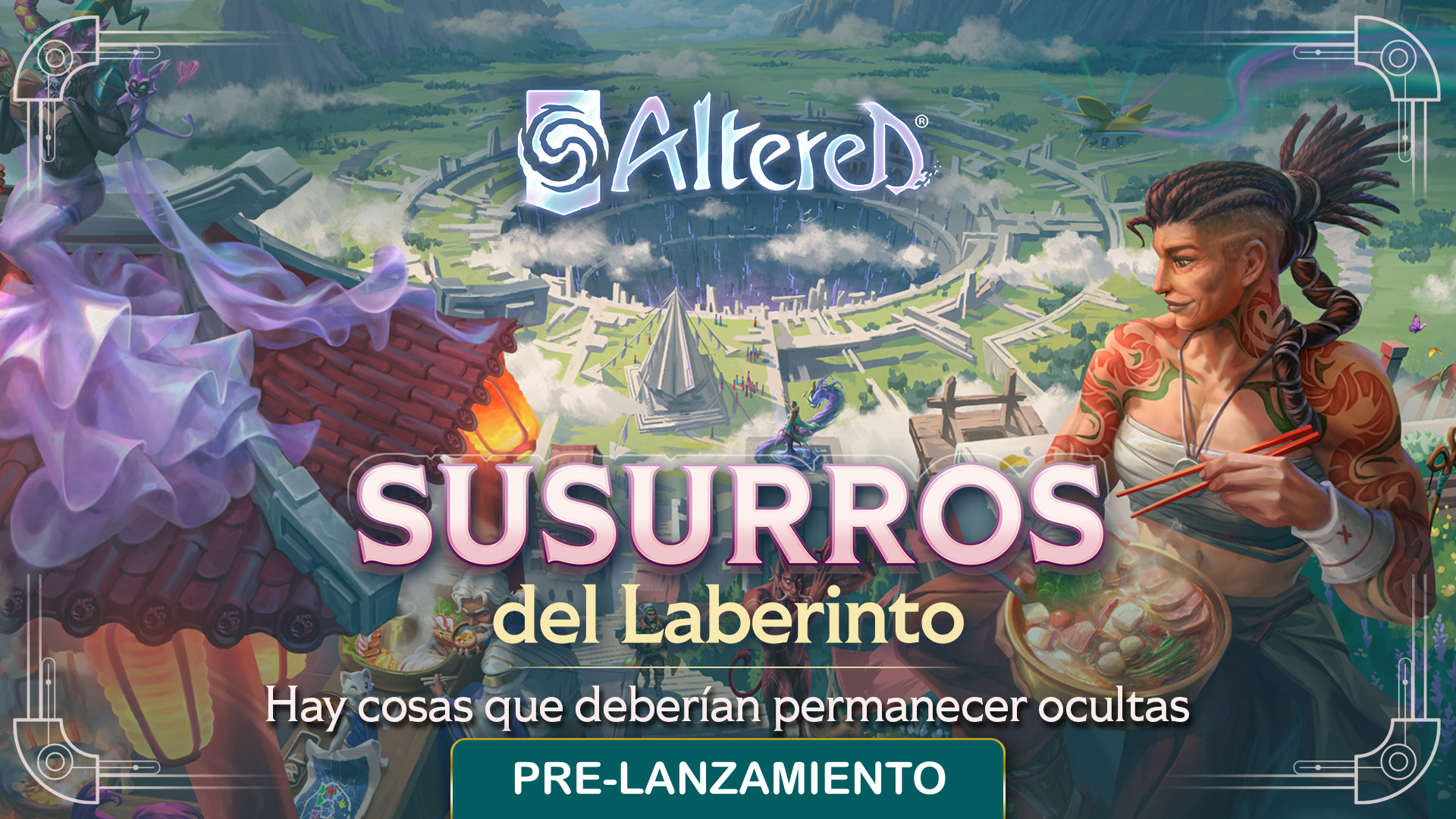 Presentación de Susurros del Laberinto - Prelanzamiento