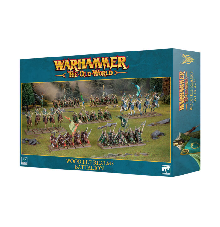 Pack: Wood Elf Realms Battalion + Arcane Journal + Dice