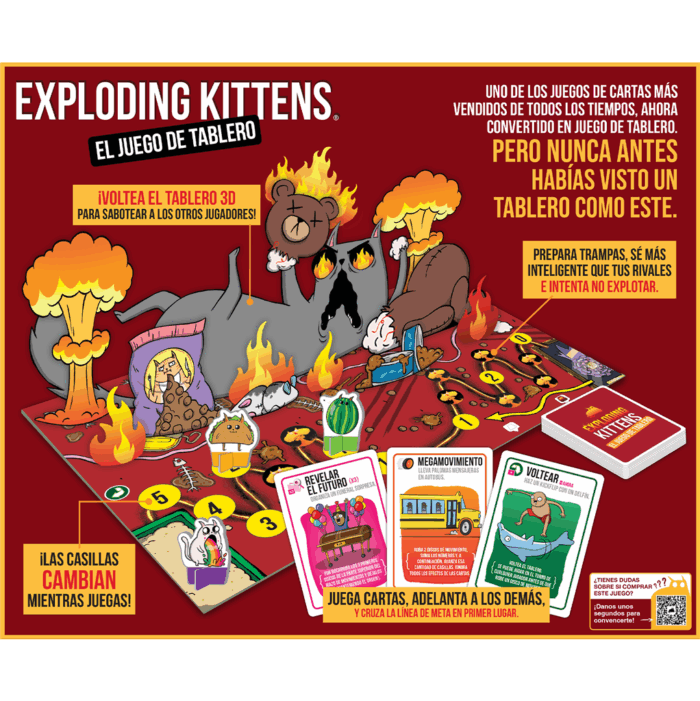 Exploding Kittens: el juego de tablero - Imagen 2