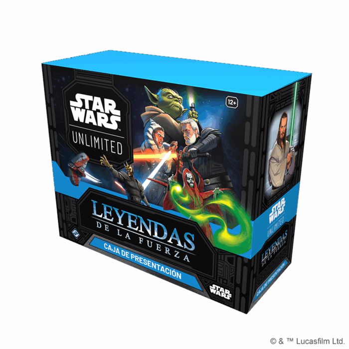 Star Wars Unlimited: Leyendas de la Fuerza. Caja de presentación