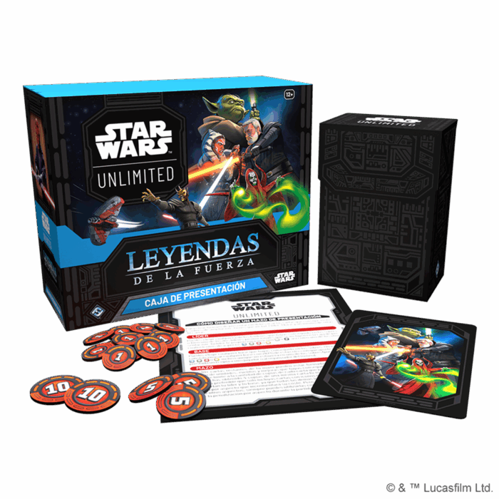 Star Wars Unlimited: Leyendas de la Fuerza. Caja de presentación - Imagen 3