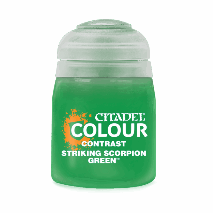 Contrast: Striking Scorpion Green