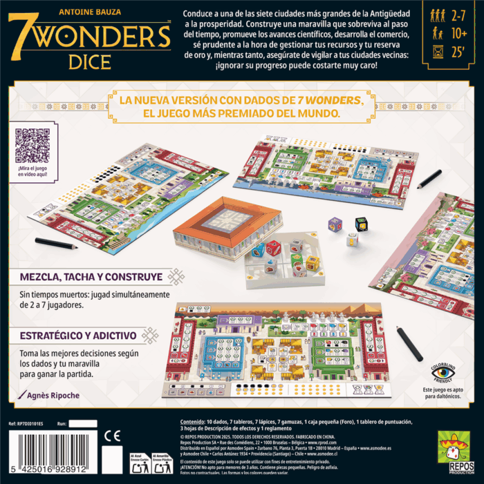 7 Wonders Dice - Imagen 2