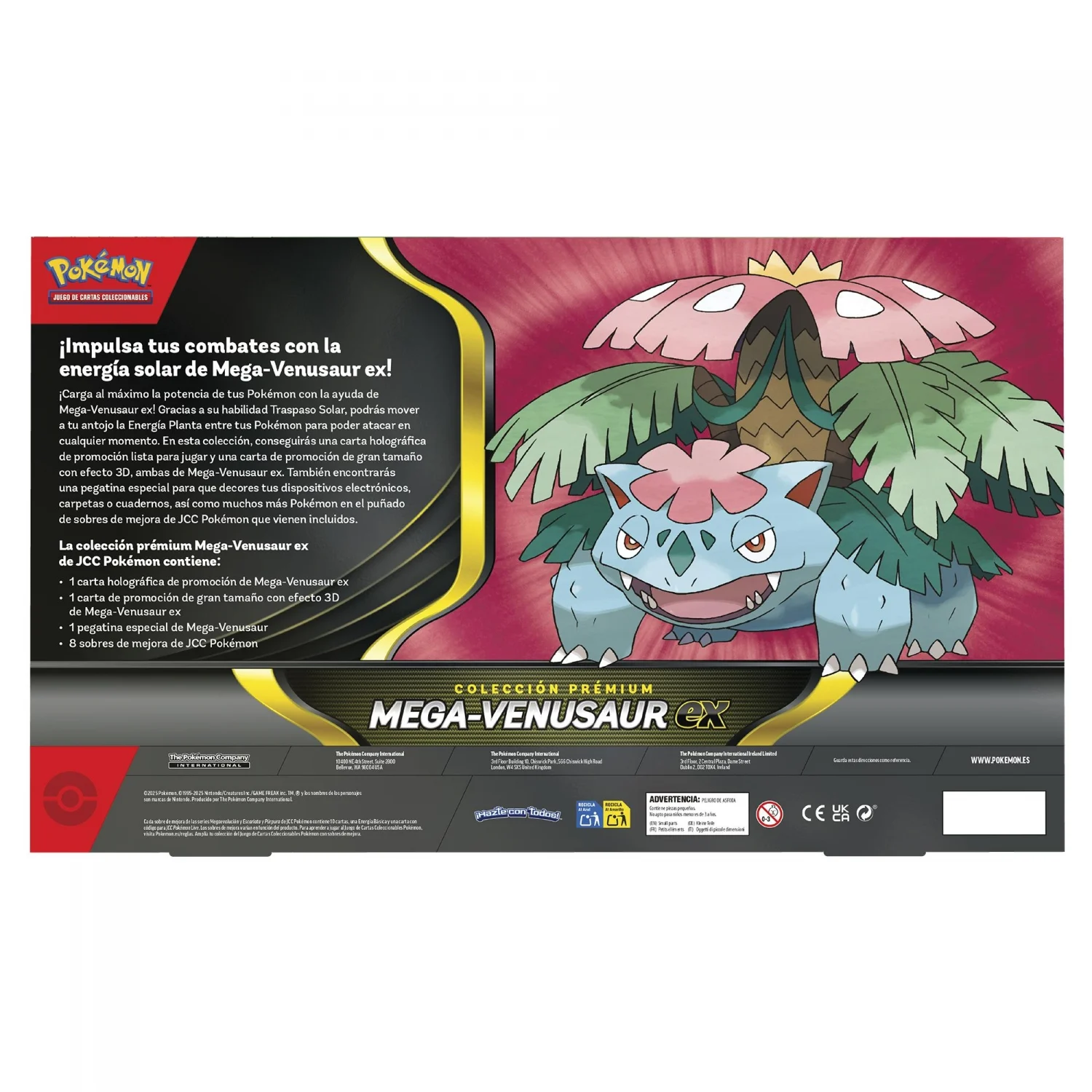 Caja Pokemon Ex Mega-Venusaur Premium - Imagen 2