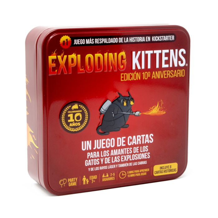 Exploding Kittens Edición 10º Aniversario